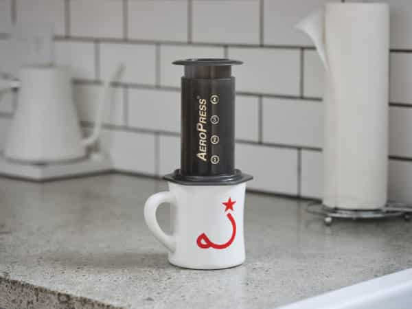 Aeropress with mug