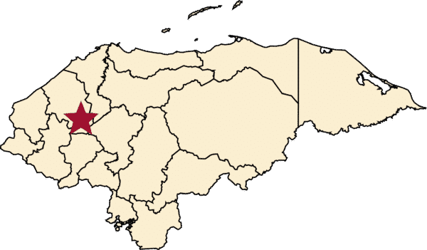 map of honduras