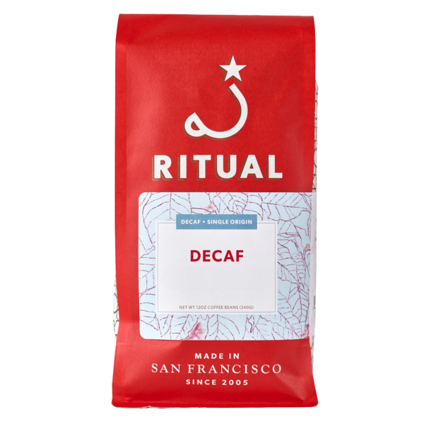 12oz bag of Ritual Coffee Decaf