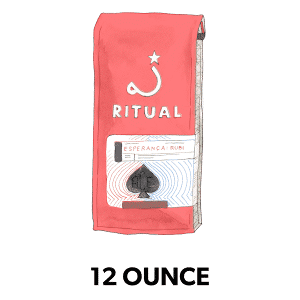 12 oz red bag illustration