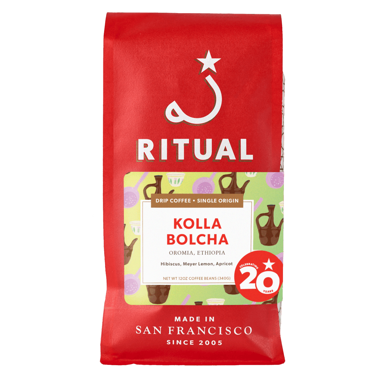 12oz bag of Kolla Bolcha drip coffee