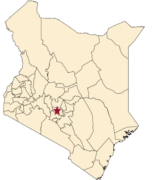 Muranga, Kenya map