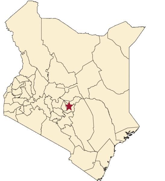 Embu County, Kenya Map