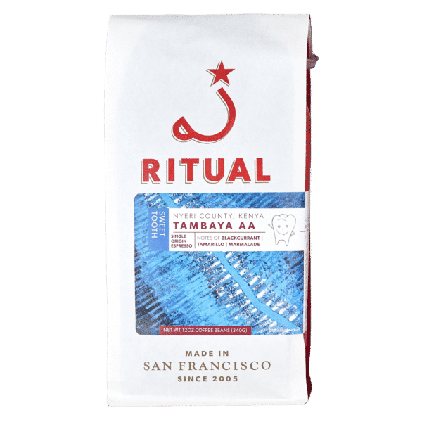 Ritual 12oz coffee bag of Tambaya AA
