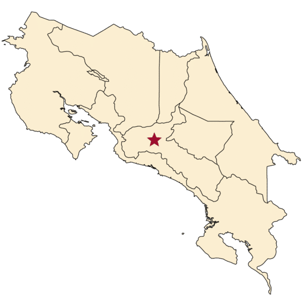 Map of San Jose, Costa Rica