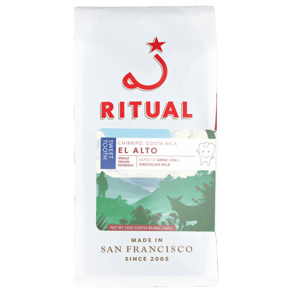 Ritual 12oz coffee bag of Sweet Tooth El Alto