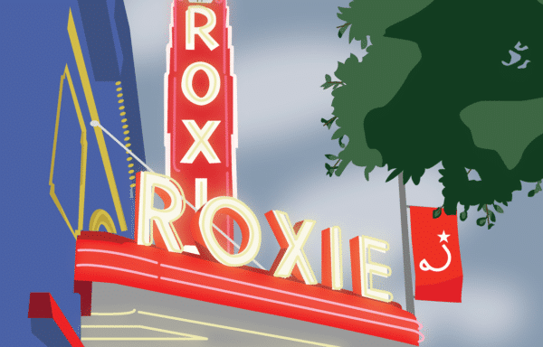 Awards Season - Illustration of Roxie Theater San Francisco