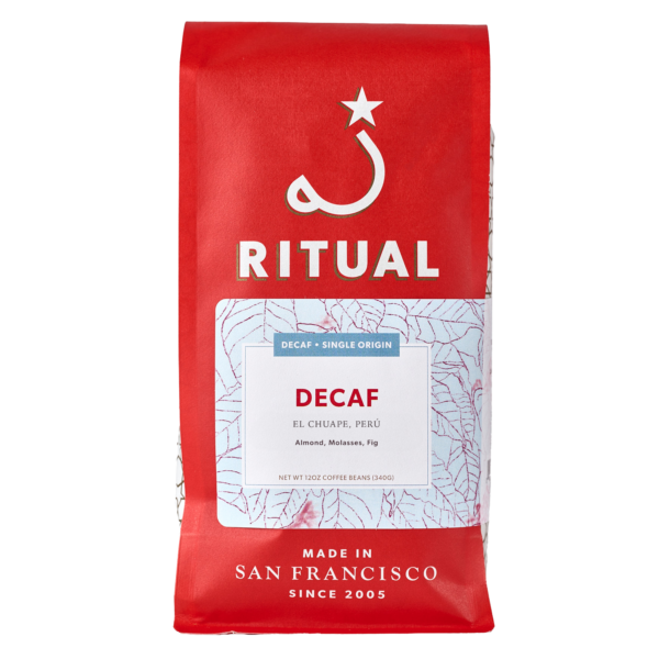 12oz Ritual Coffee bag of Decaf El Chuape