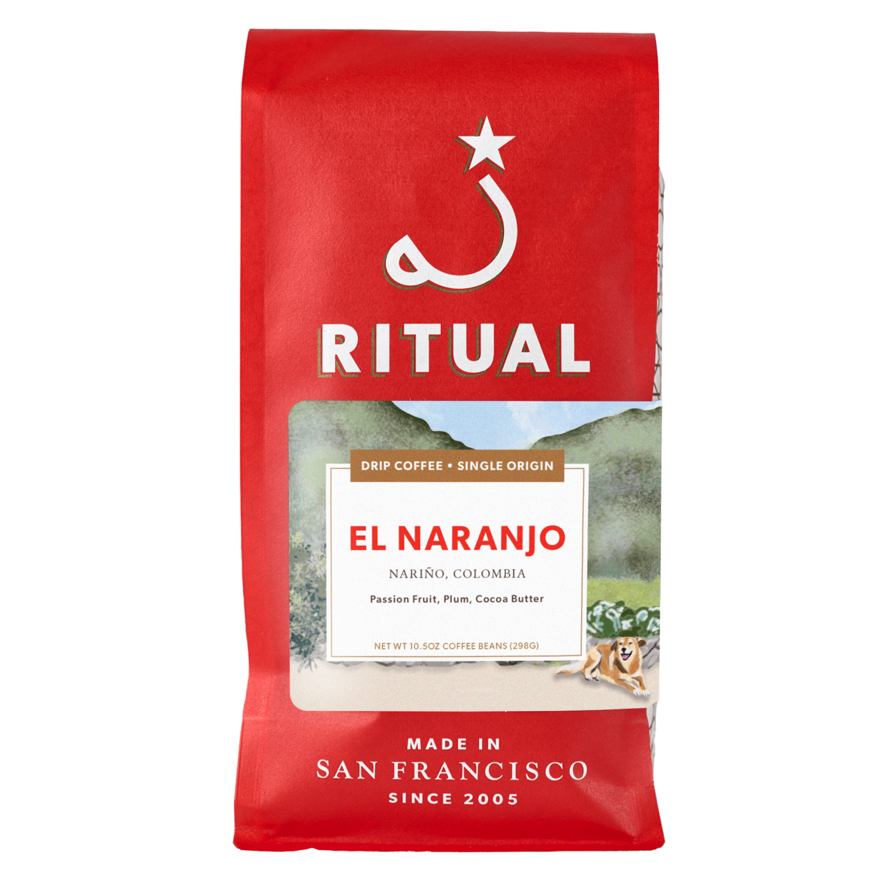 10.5oz bag of El Naranjo drip coffee