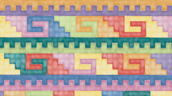 Illustration of textile pattern