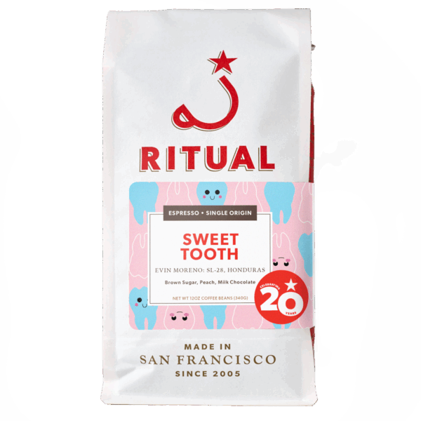 12oz bag of Sweet Tooth Evin Moreno SL-28 espresso