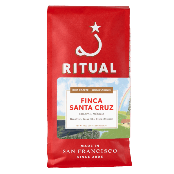 10oz bag of Finca Santa Cruz drip coffee