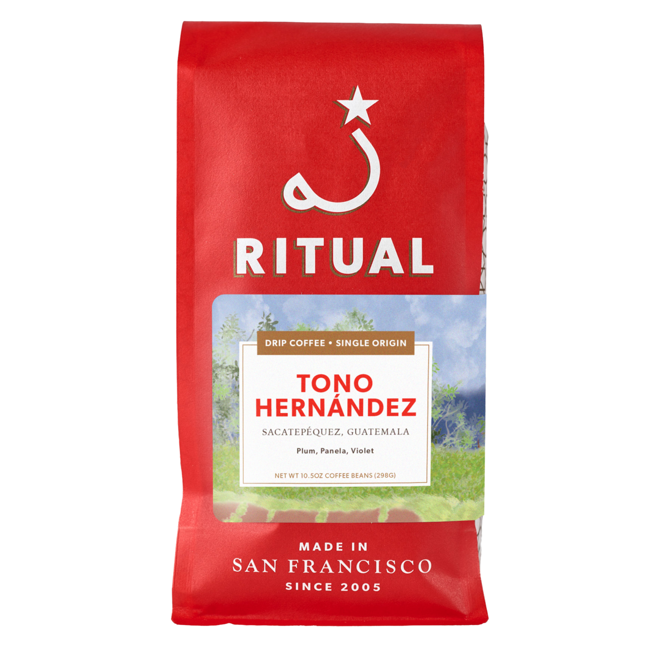 10.5oz bag of Tono Hernández, Guatemala drip coffee